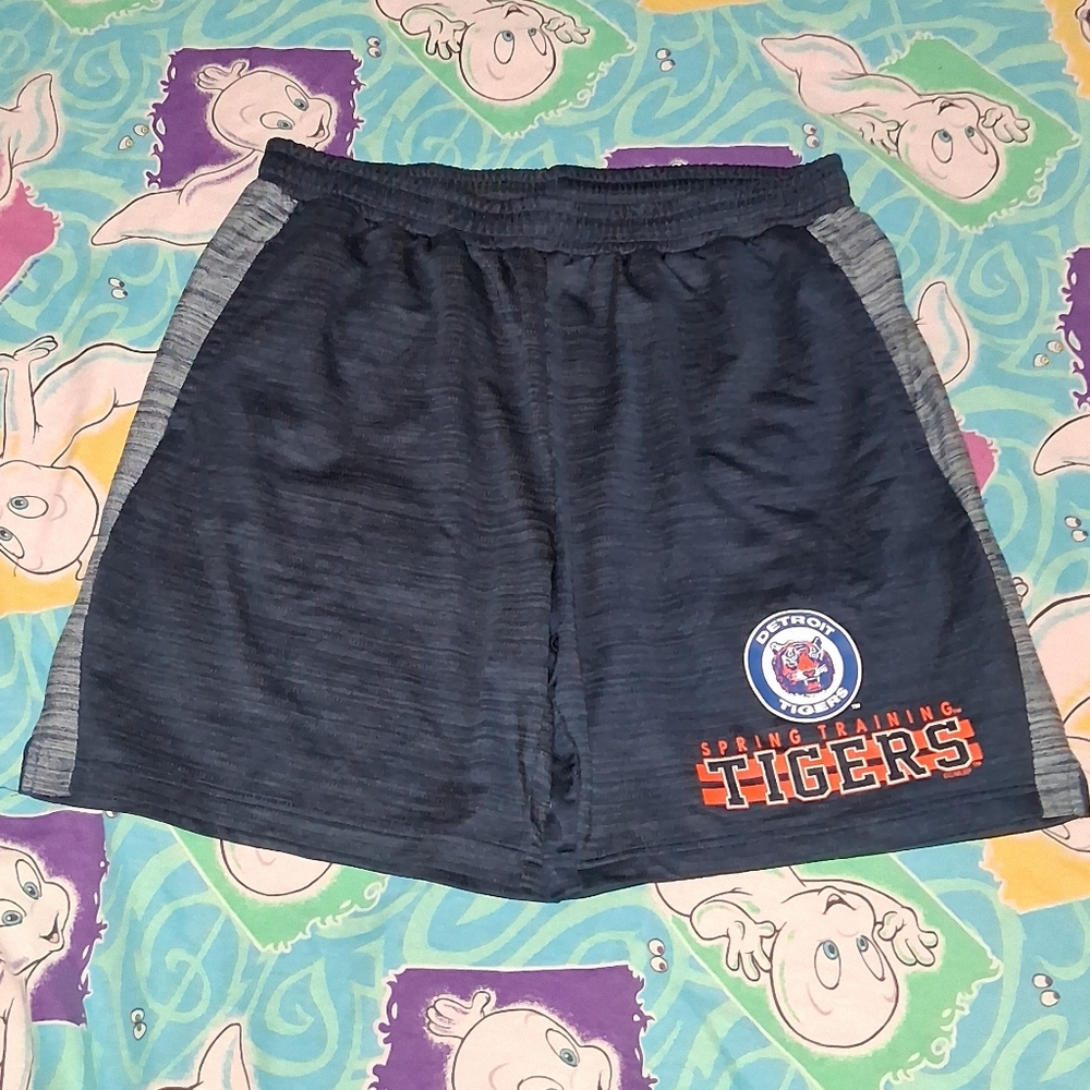 Y2K Detroit Tigers Spring Training Vintage Jersey Gym Shorts